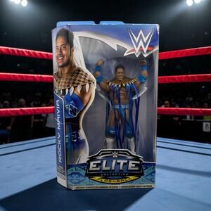 WWE Elite Collection Flashback Rocky Maivia Action Figure The Rock Mattel 2014